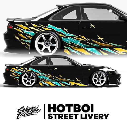 HotBoi Street Livery - Blue & Gold