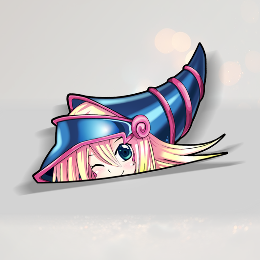 Dark Magician Girl Peeker Printed Sticker