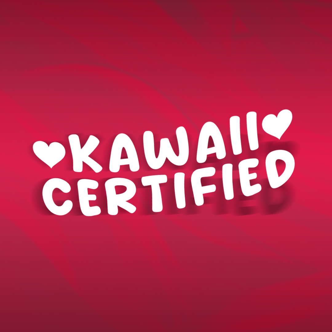 Autocollant découpé certifié Kawaii 