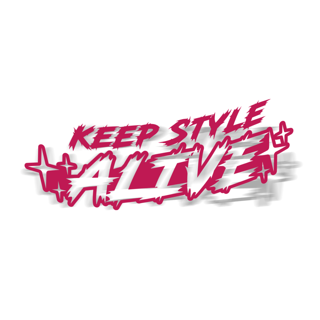Keep Style Alive Diecut Sticker