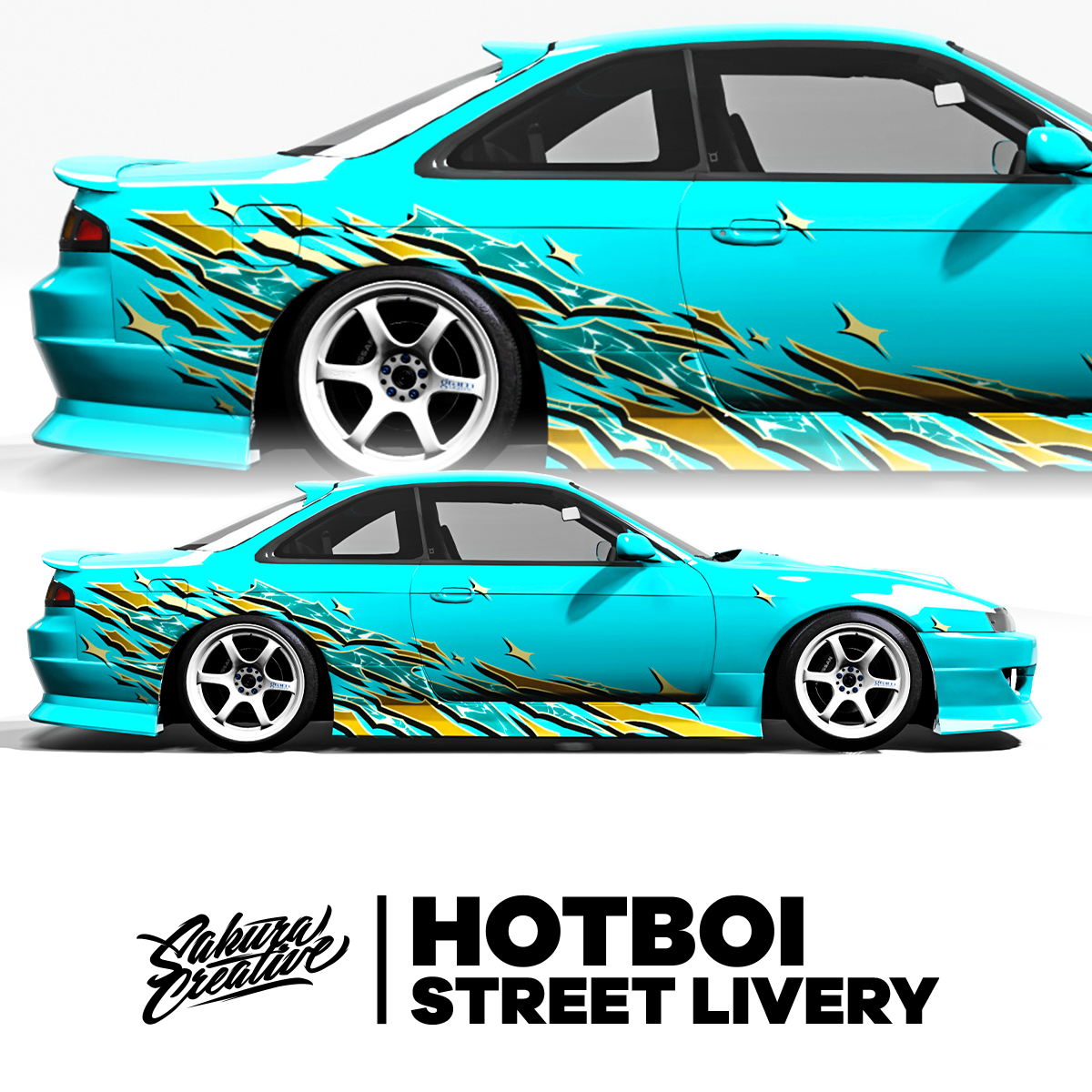HotBoi Street Livery - Blue & Gold