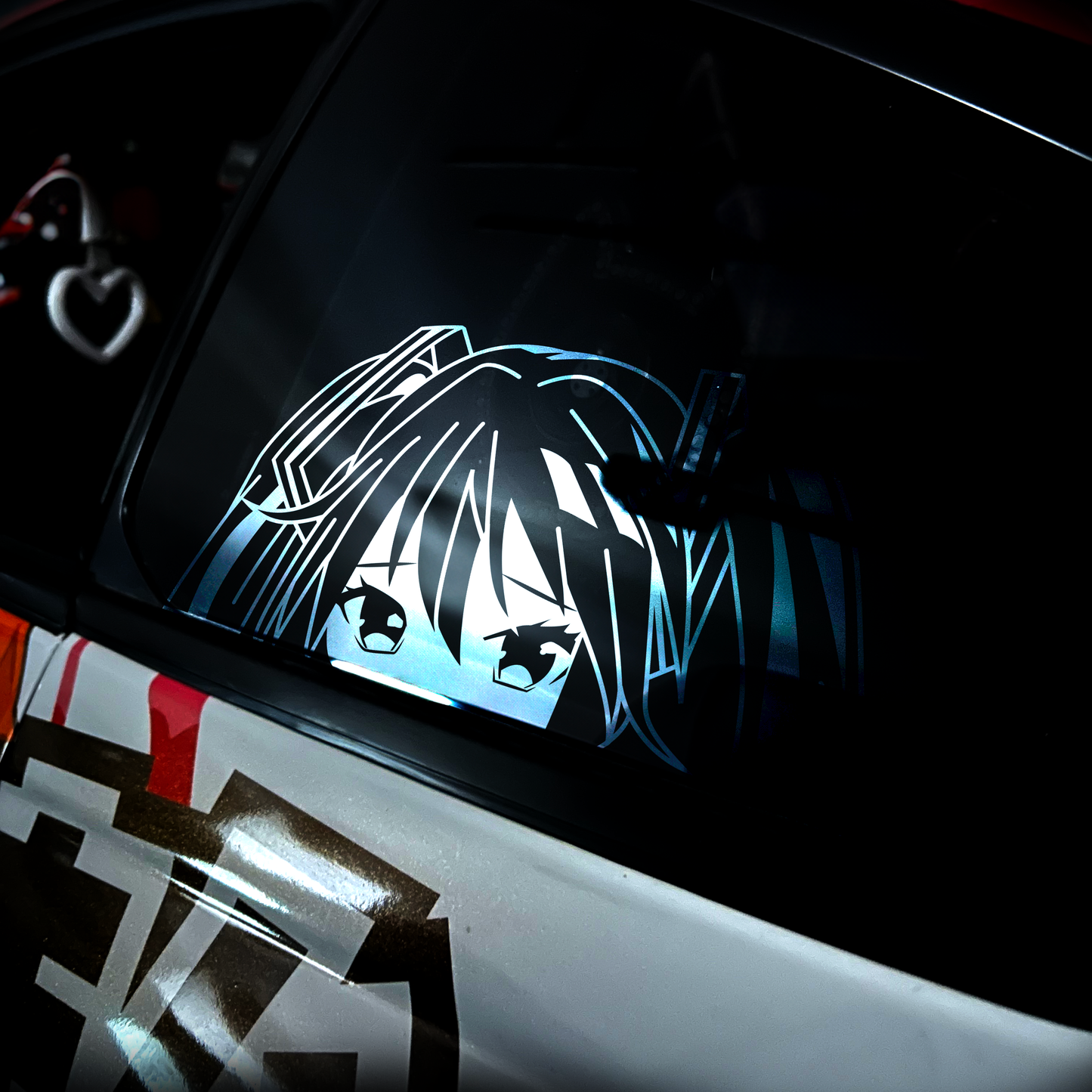 Autocollant découpé Miku Peeker 