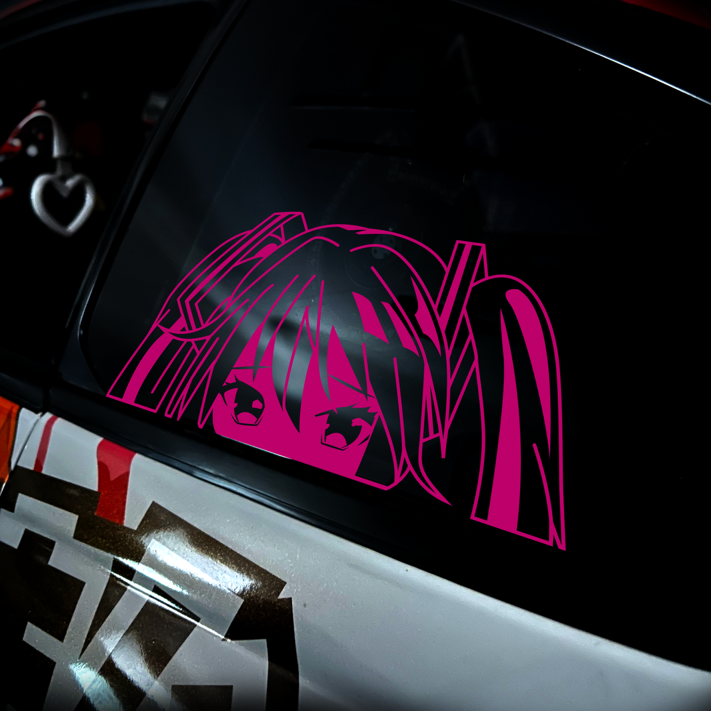 Autocollant découpé Miku Peeker 