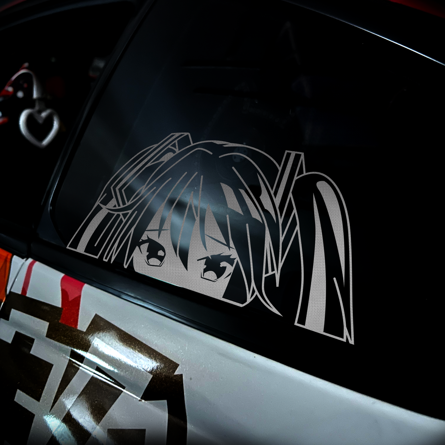 Autocollant découpé Miku Peeker 