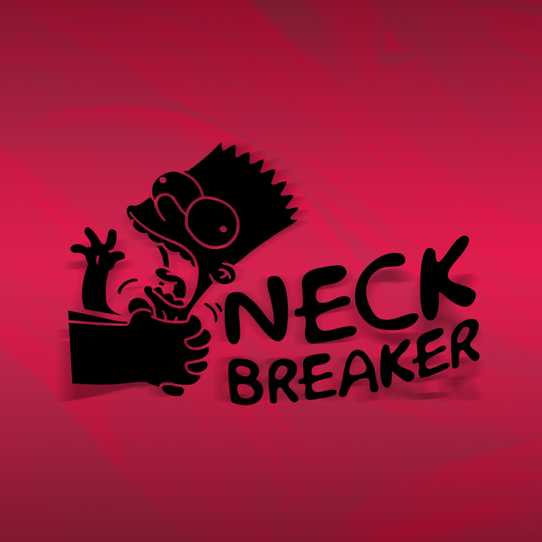 Autocollant découpé Neck Breaker 