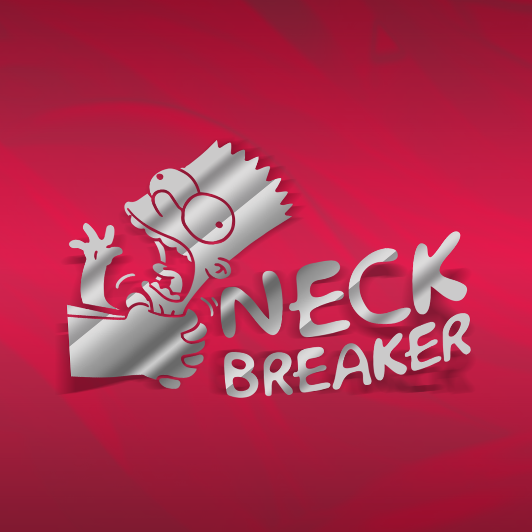 Autocollant découpé Neck Breaker 