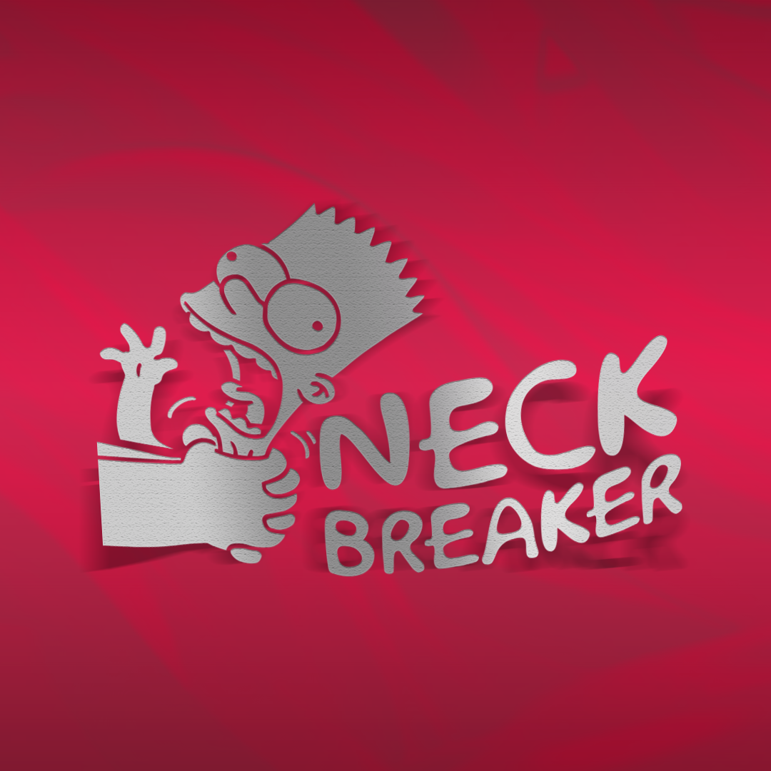 Autocollant découpé Neck Breaker 