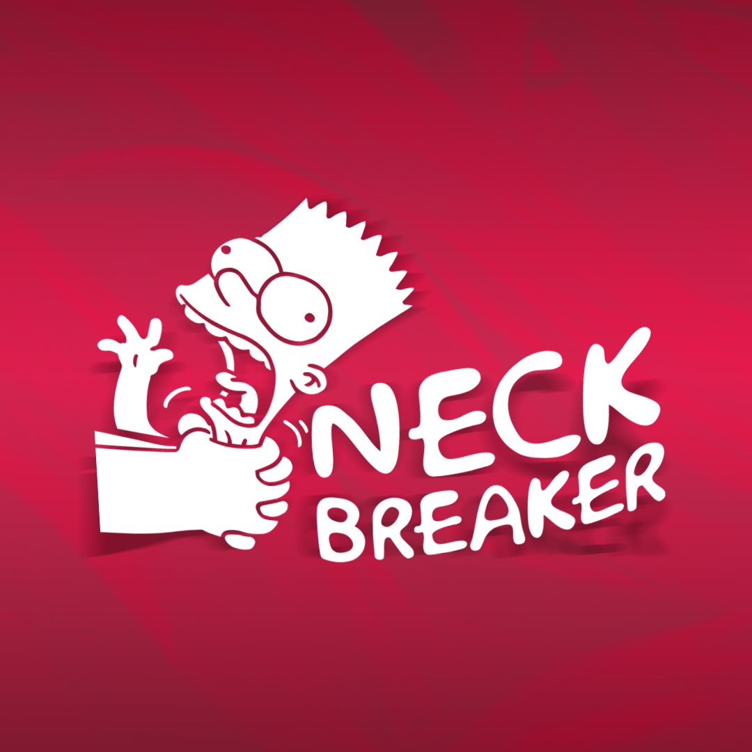 Autocollant découpé Neck Breaker 