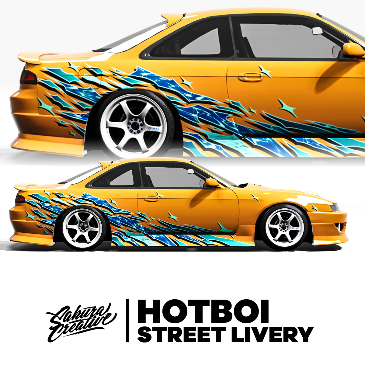 Hotboi-Drift Livery Teal