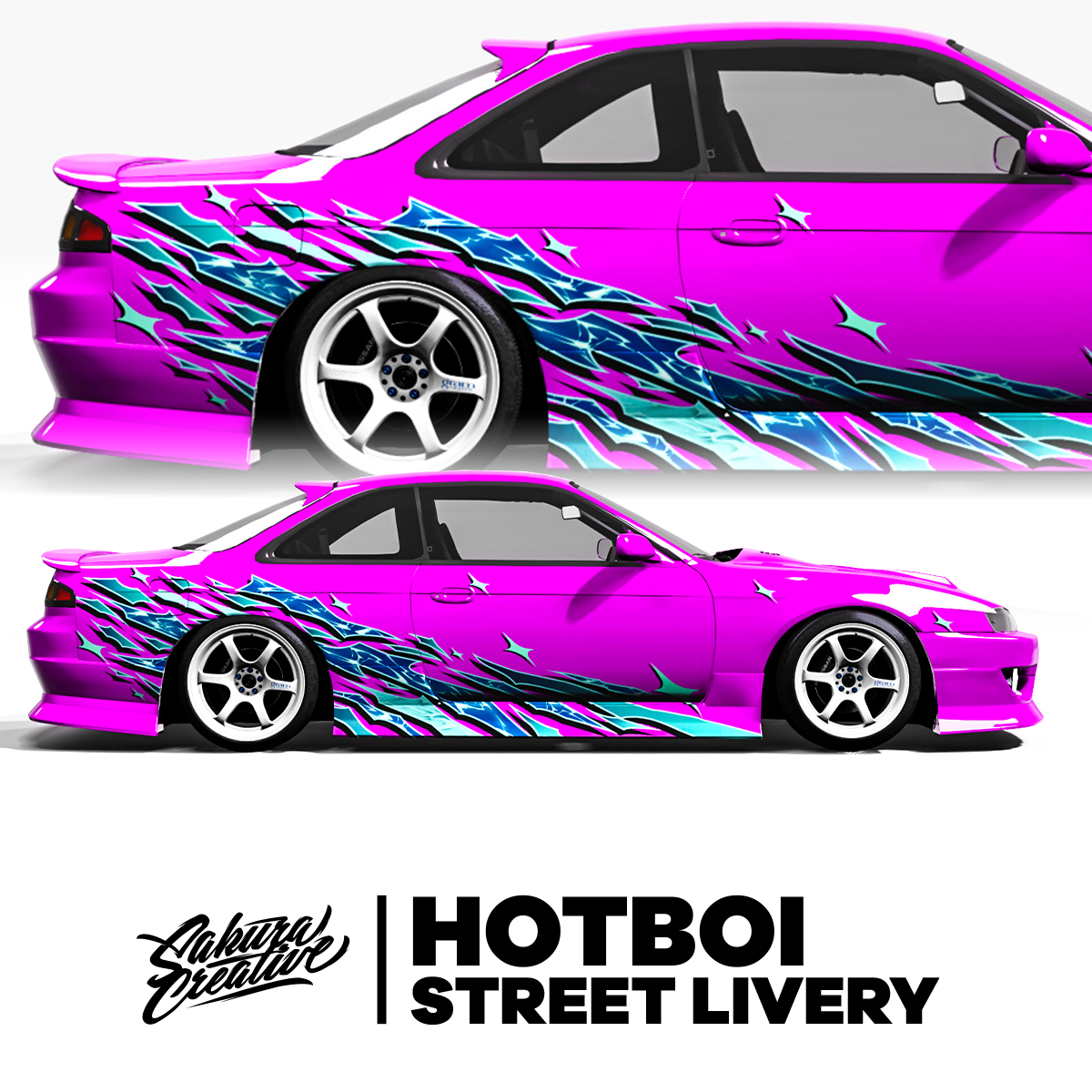 Hotboi-Drift Livery Teal