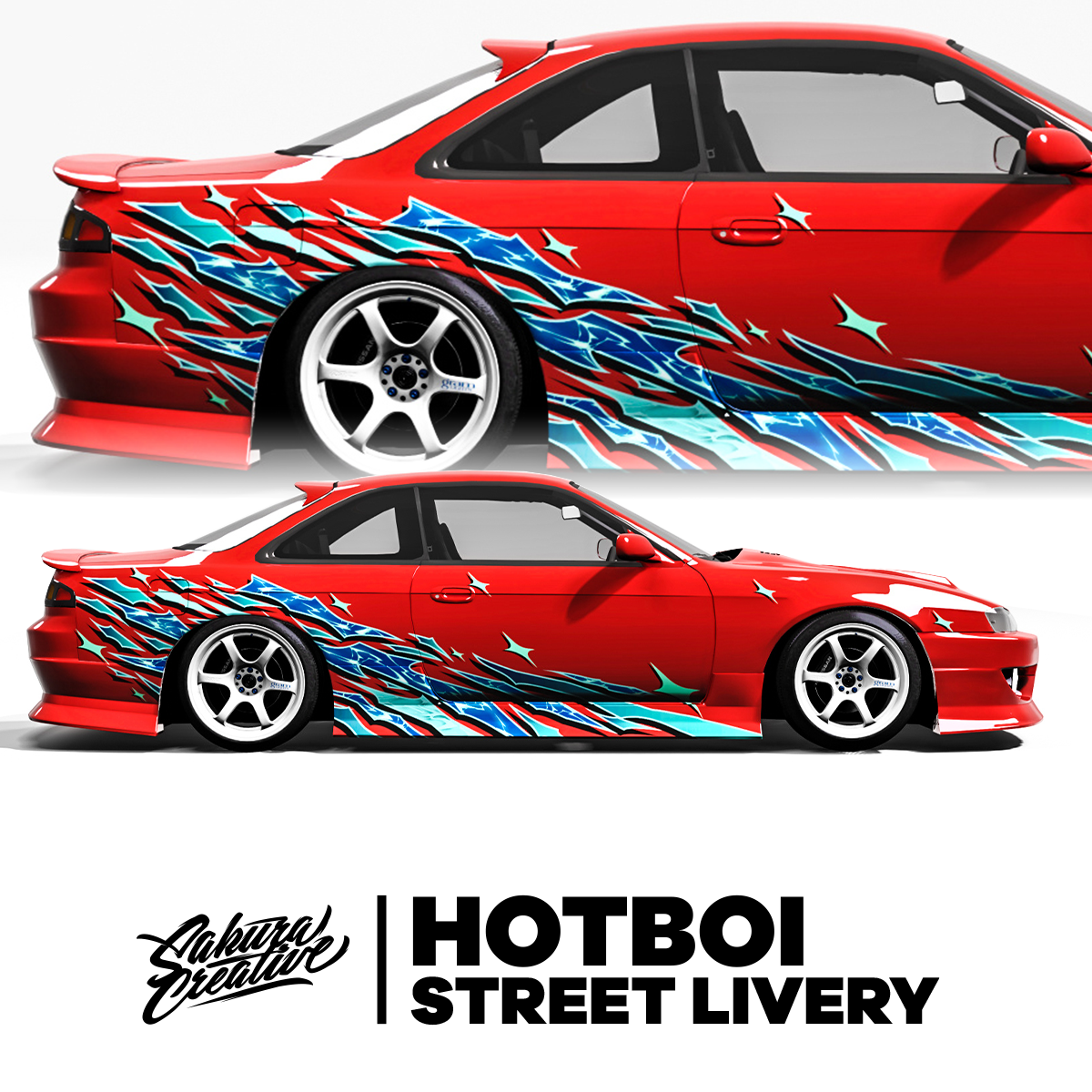 Hotboi-Drift Livery Teal