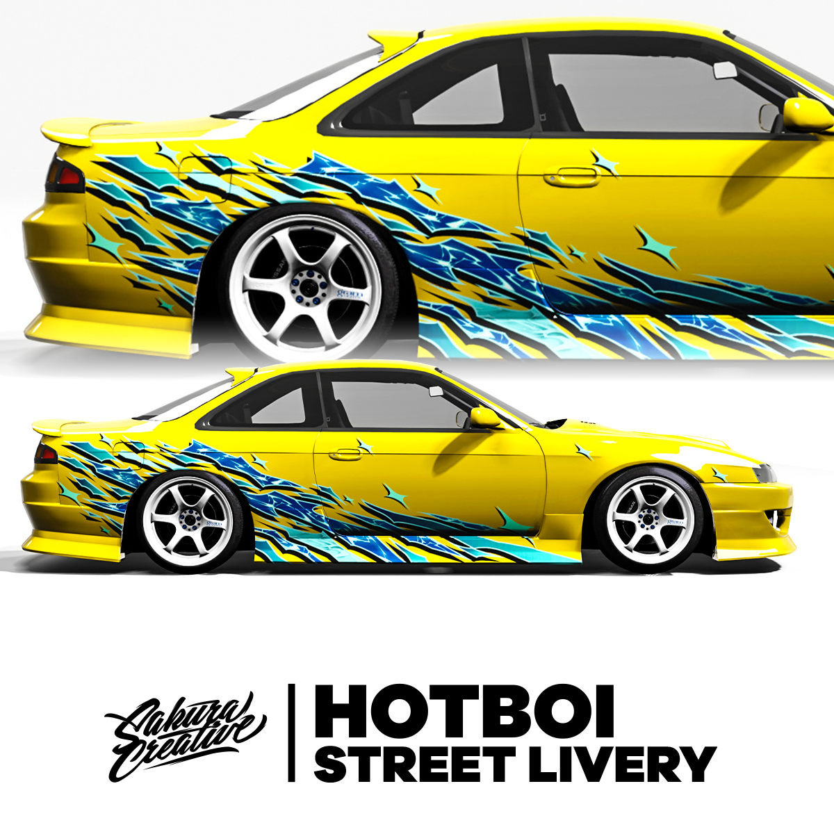 Hotboi-Drift Livery Teal