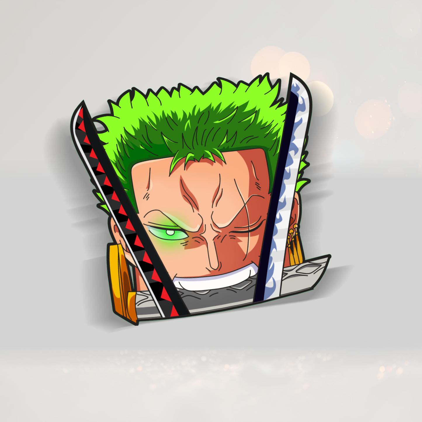 Autocollant imprimé Zoro - One Piece Peeker 