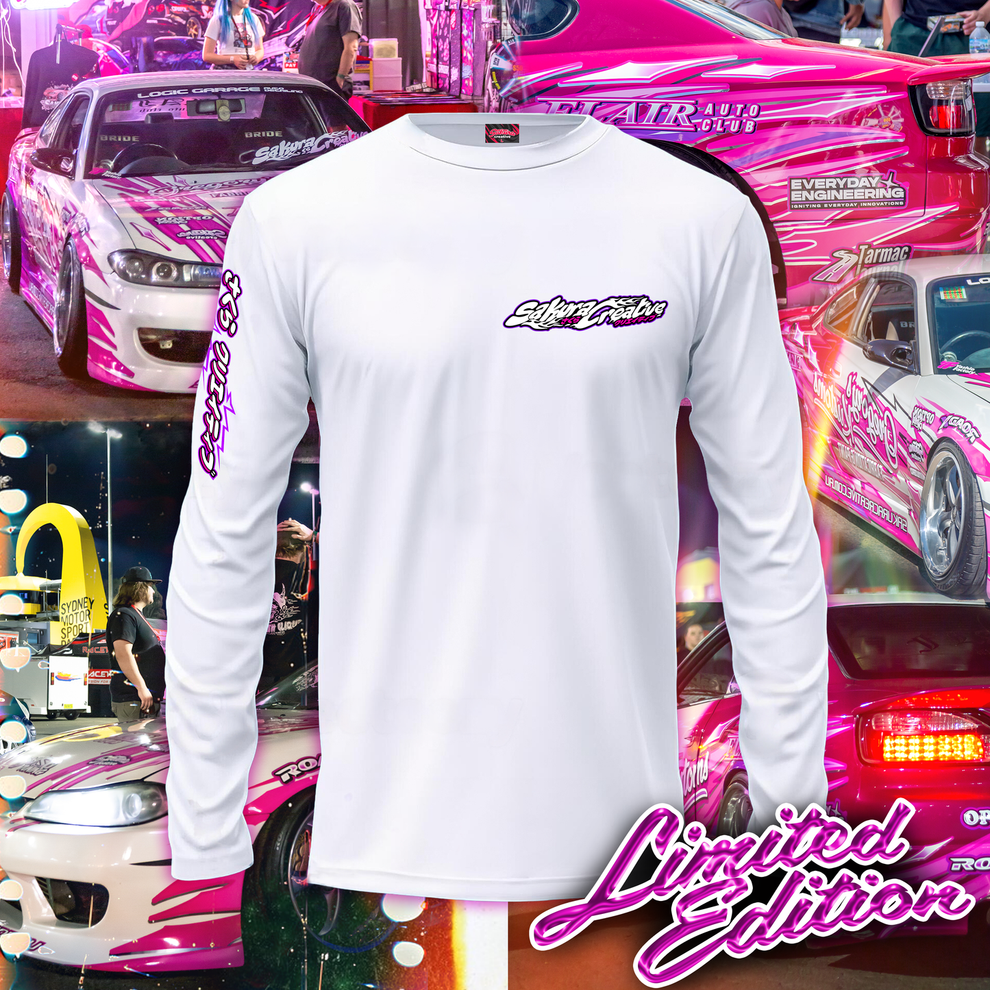 LIMITED EDITION - White Longsleeve - Ryan Kennedy S15 - WTAC Exclusive